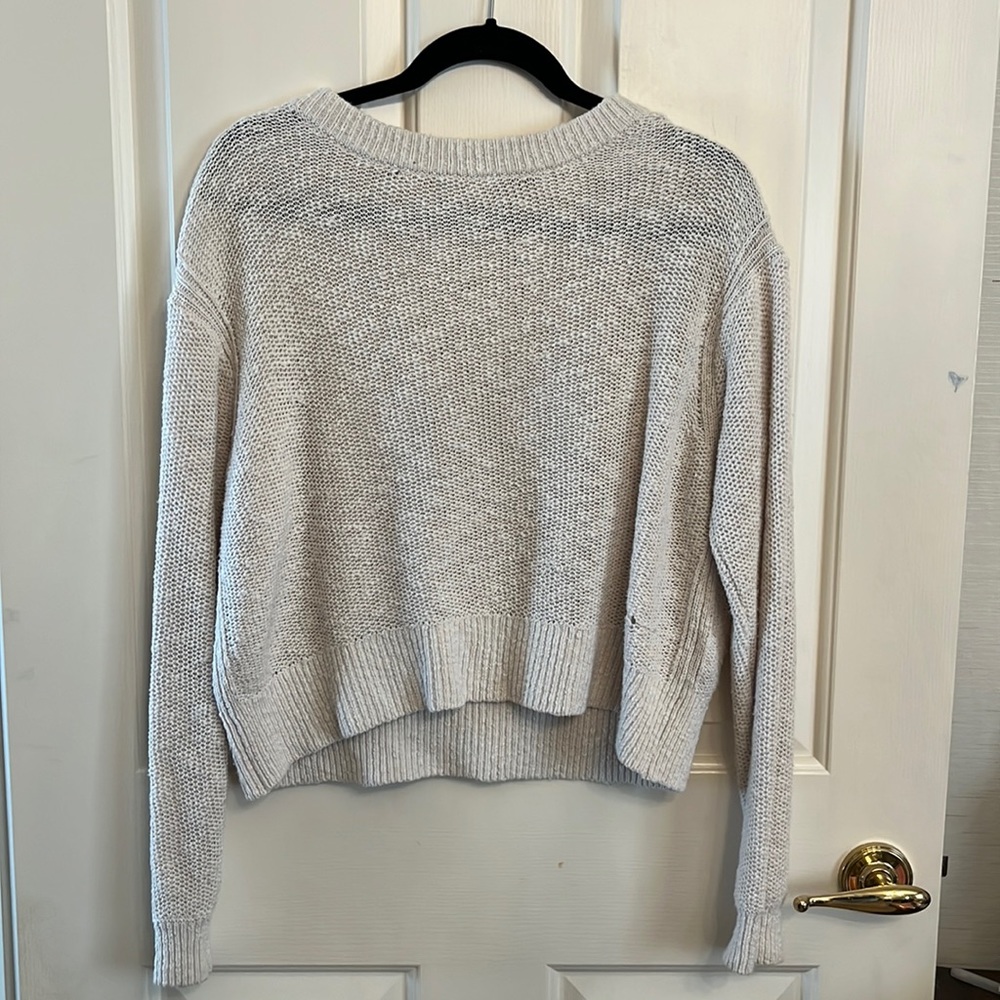 Everlane Crewneck Sweater in Ivory - Small